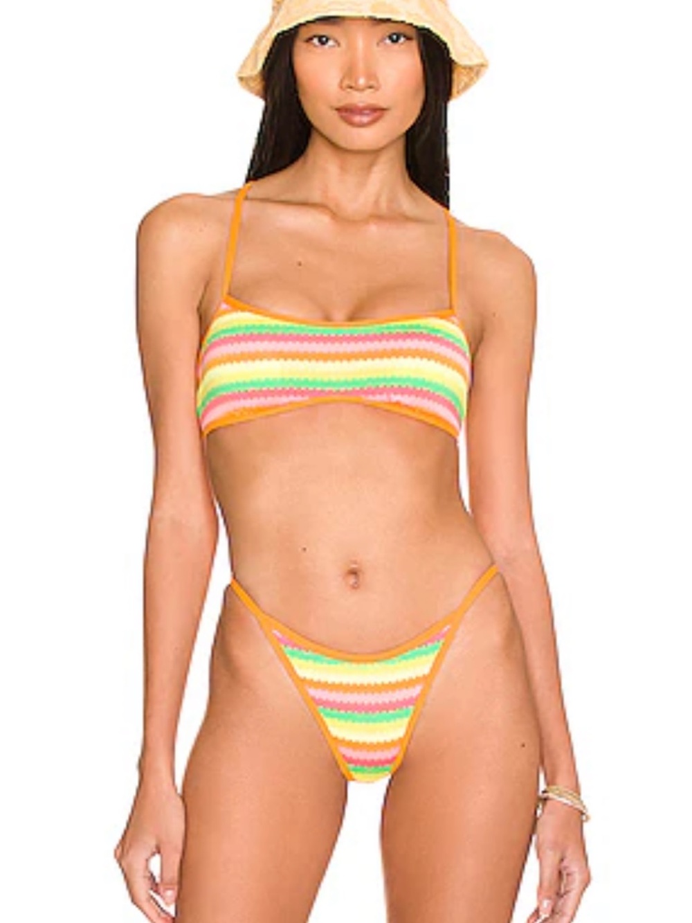 L*space Striped Pamela Bikini Set in Multi-Color